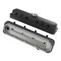 2-PIECE CAST ALUM. V/C SET SATIN BLK
