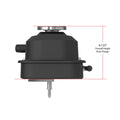2-PIECE CAST ALUM. V/C SET SATIN BLK