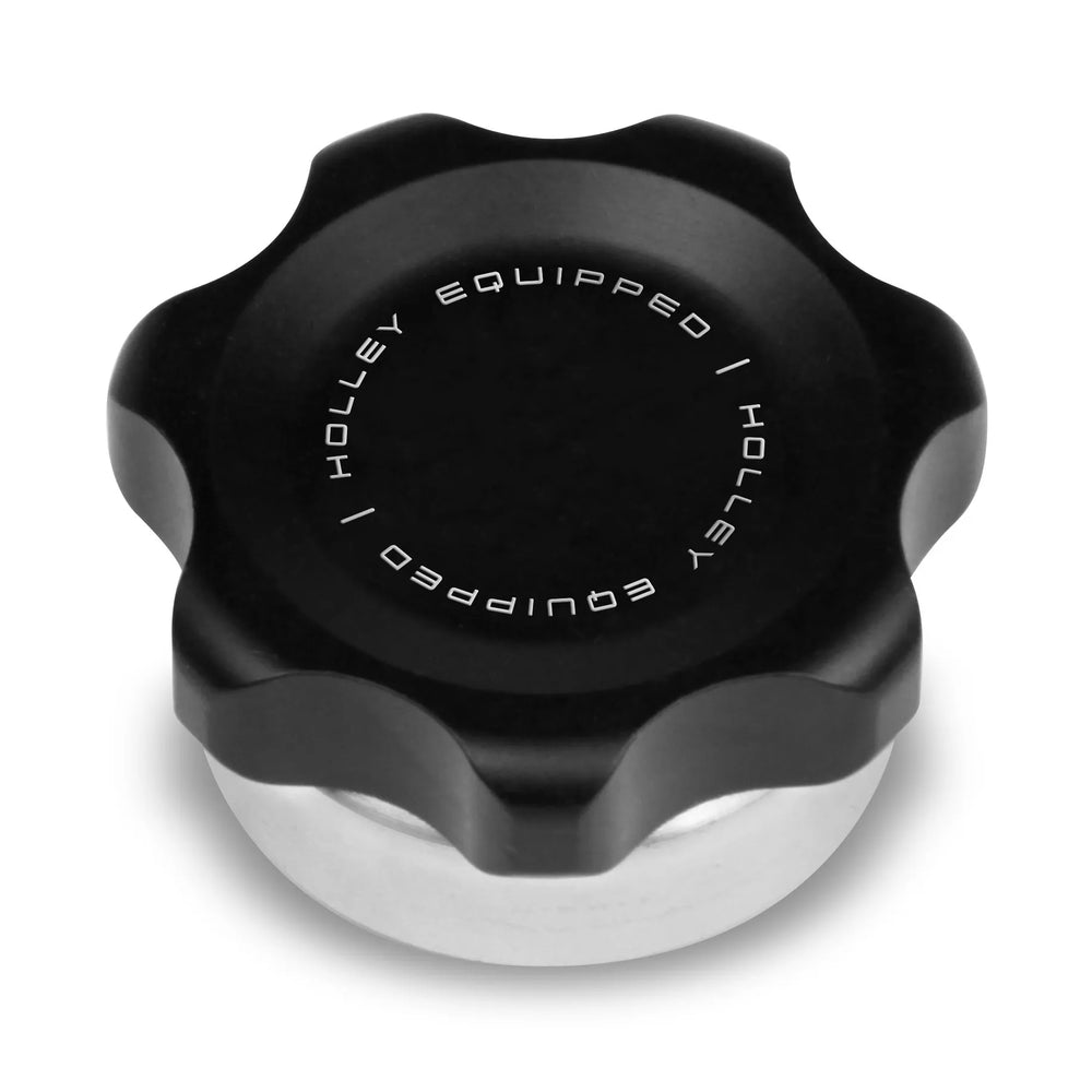 BILLET FILL CAP W/ALUM WELD BUNG- HOLLEY