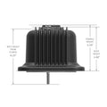 SBC VALVE COVERS CENTER-BOLT FINNED NON-