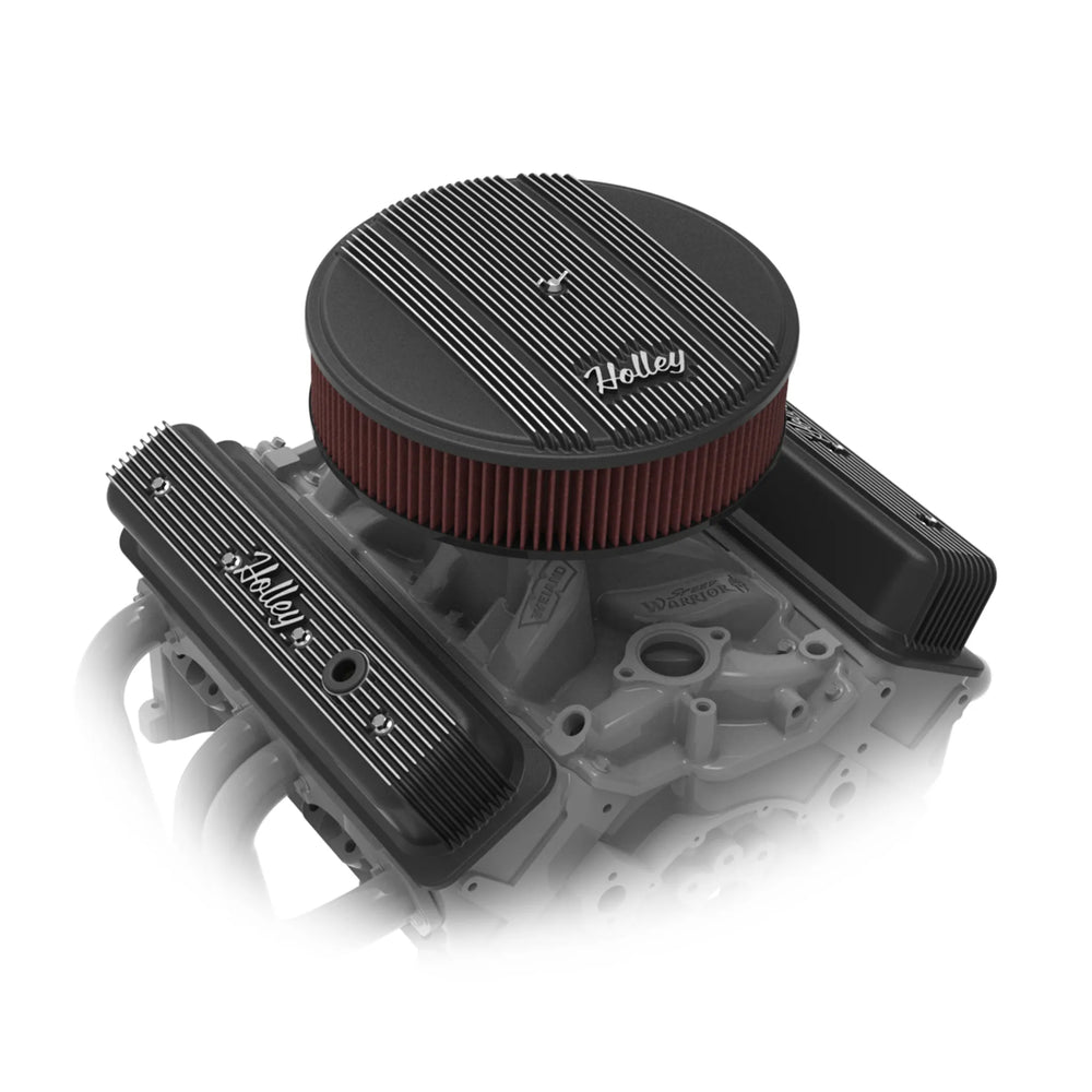SBC VALVE COVERS CENTER-BOLT FINNED NON-
