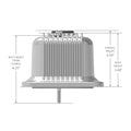 SBC VALVE COVERS CENTER-BOLT FINNED NON-