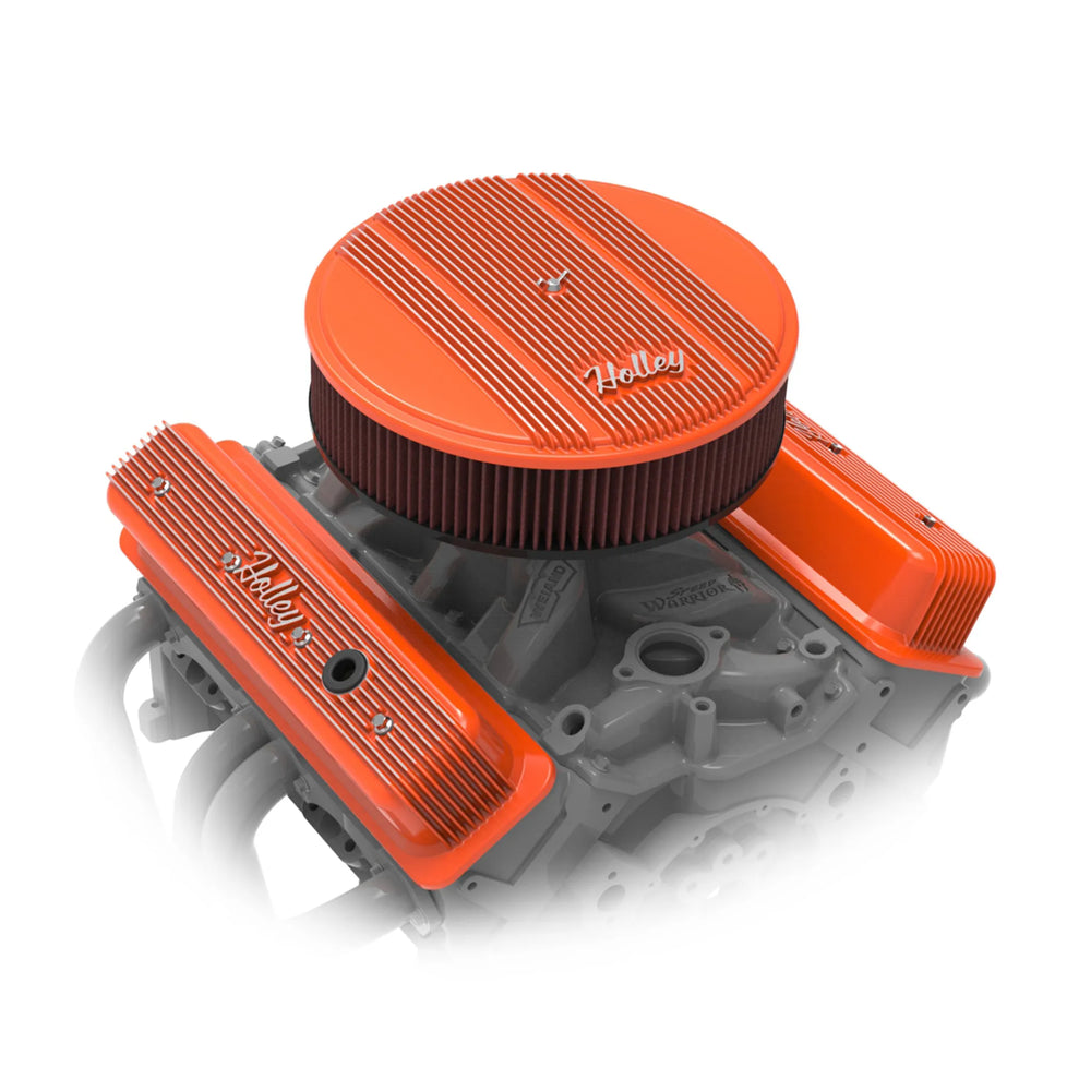 SBC VALVE COVERS CENTER-BOLT FINNED NON-