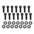 BBC Billet Rail Fab. Alm Valve Covers w/.125 Hole