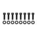 SBC Billet Rail Fab. Alm Valve Covers w/Oil Cap