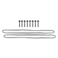 LS Billet Rail Fab. Alm Valve Covers w/Oil Cap