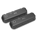 BBC HOLLEY VALVE COVERS,FINNED,NON-EMIS,