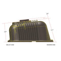 BBC HOLLEY VALVE COVERS,FINNED,NON-EMIS,