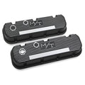 BBC M/T Valve Cover Set - Black Krinkle