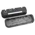BBC M/T Valve Cover Set - Black Krinkle