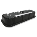 BBC M/T Valve Cover Set - Black Krinkle