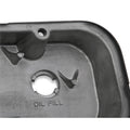 BBC M/T Valve Cover Set - Black Krinkle