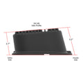 BBC M/T Valve Cover Set - Black Krinkle