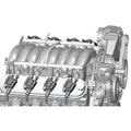 GM LS1 Valve Cover Set Black Krinkle Finish