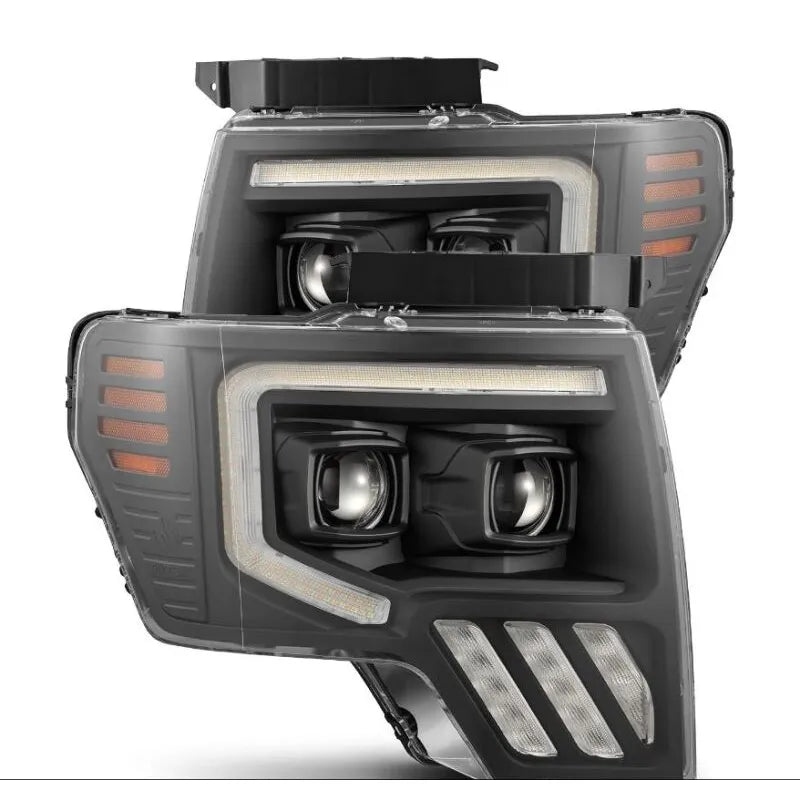 AlphaRex black headlights