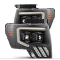 AlphaRex black headlights
