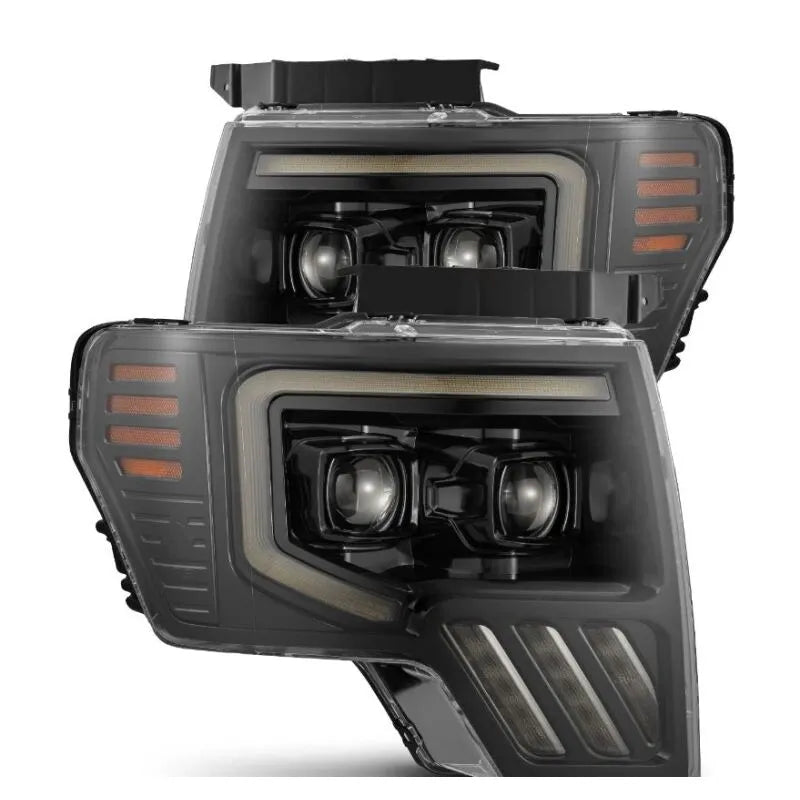 AlphaRex black headlights