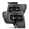 AlphaRex black headlights