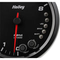 4-1/2 HOLLEY 8K TACH W/SHFT LGT-BLK