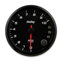 3-3/8 HOLLEY 10K TACH W/SHFT LGT-BLK