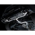 AWE Tuning exhaust installed view