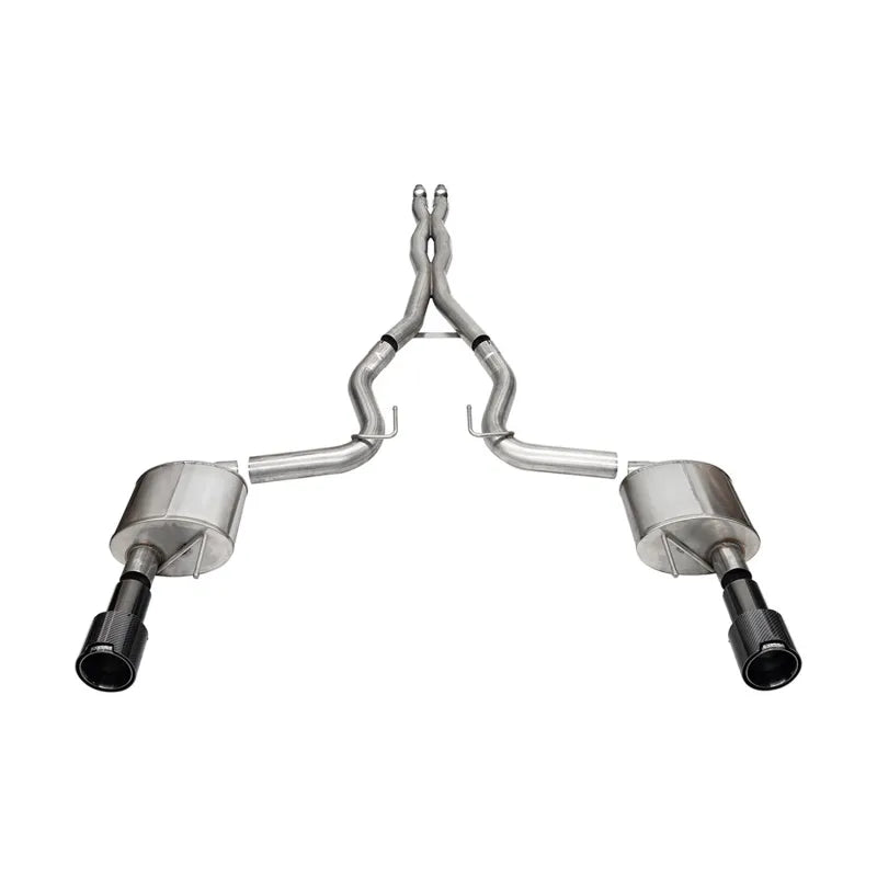 CORSA Performance carbon cat-back exhaust