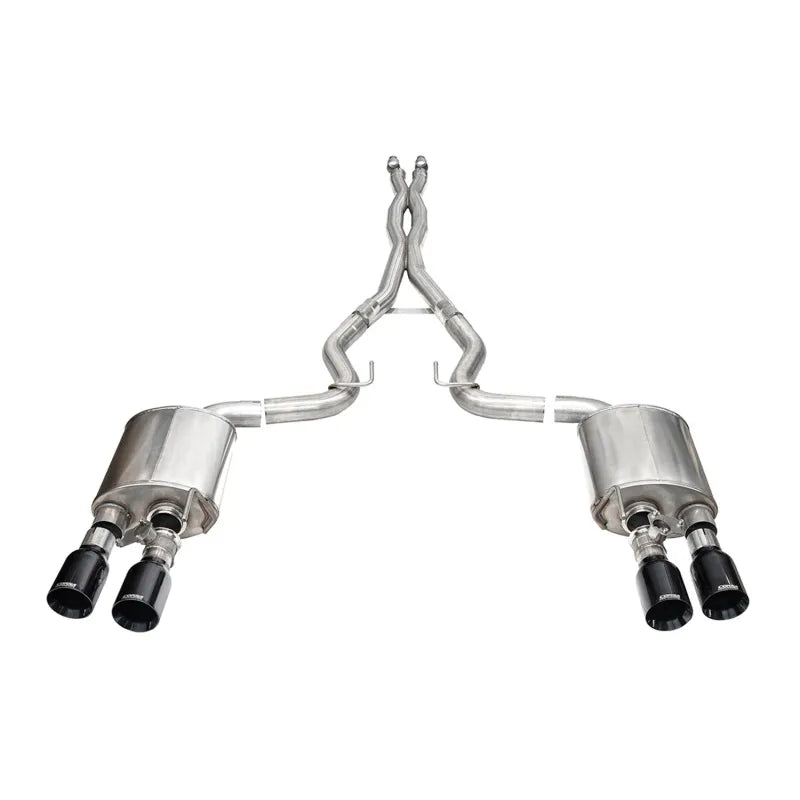 CORSA Performance black cat-back exhaust
