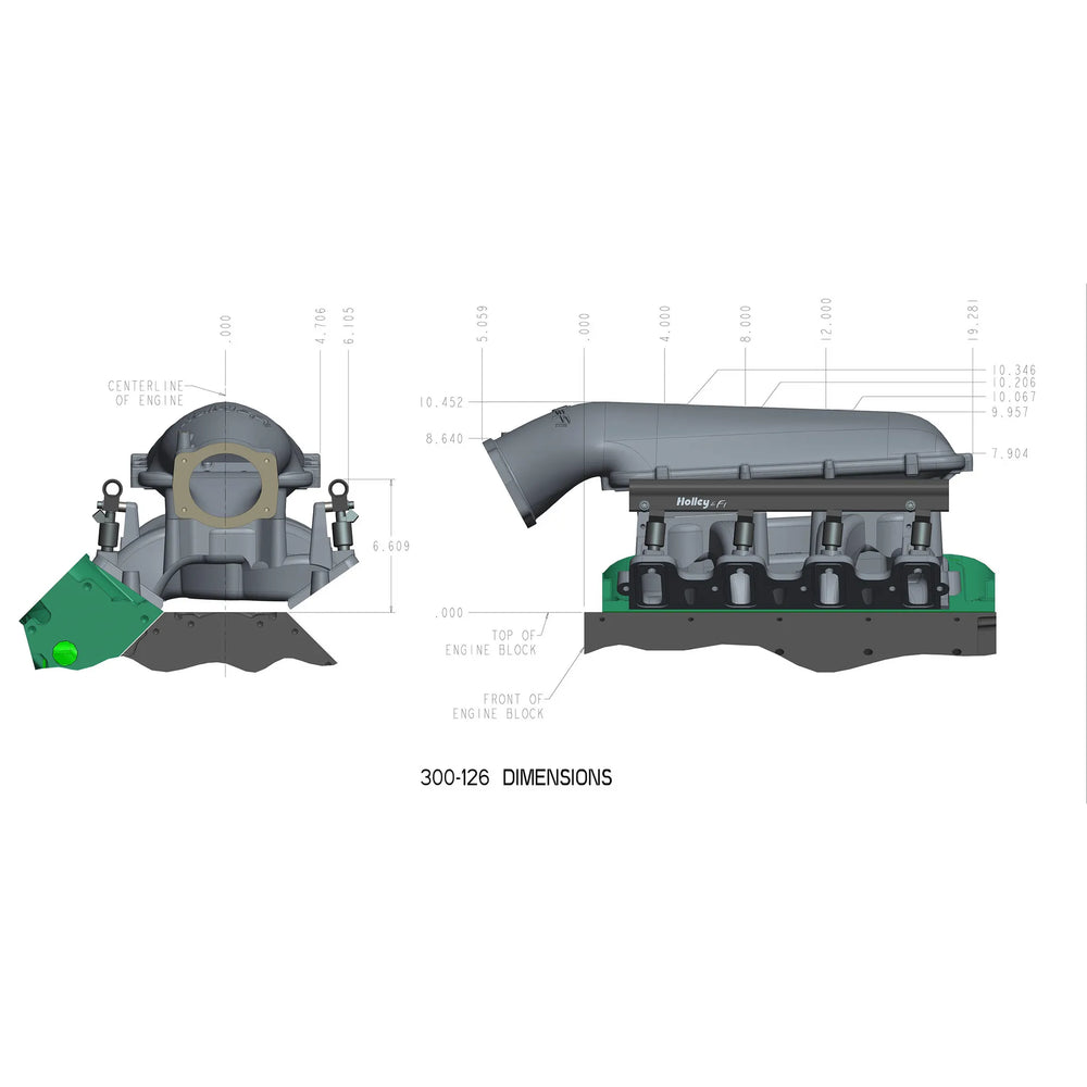 LS1/2/6 MID RISE IM KIT W/ 105MM TOP