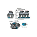 SBF 351W Hi-Ram Intake 105MM EFI Black