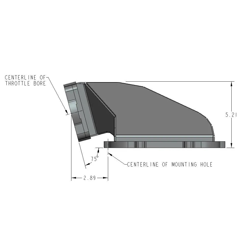KIT, SIDE THROT LID 95MM SILVER GM