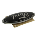 Ford Racing auto part close-up