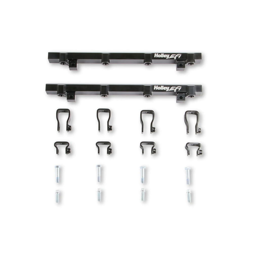 BASE IM & FUEL RAILS, LS1 LO-RAM, SATIN