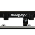 BASE IM & FUEL RAILS, LS1 LO-RAM, BLACK