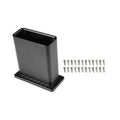 BURST PANEL DUCT, BILLET, BLACK ANODIZE