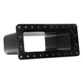 BURST PANEL DUCT, BILLET, BLACK ANODIZE