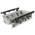 BASE MANIFOLD & RAILS, LS3 LO RAM, SATIN