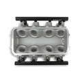 BASE MANIFOLD & RAILS, LS3 LO RAM, SATIN