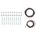 BASE MANIFOLD & RAILS, LS3 LO RAM, SATIN