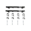 BASE MANIFOLD & RAILS, LS3 LO RAM, SATIN