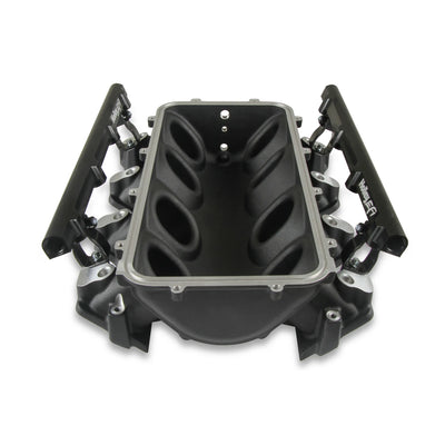 BASE MANIFOLD & RAILS, LS3 LO RAM, BLACK