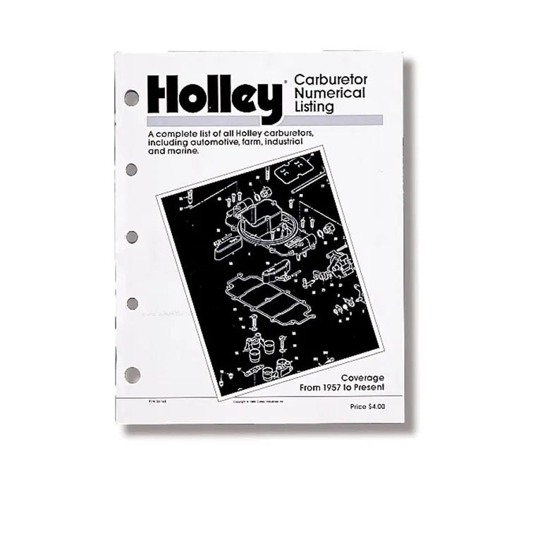 HOLLEY CARB NUM LIST (1990)