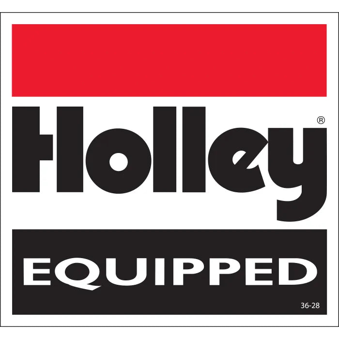 DECAL - HOLLEY EQUIPPED