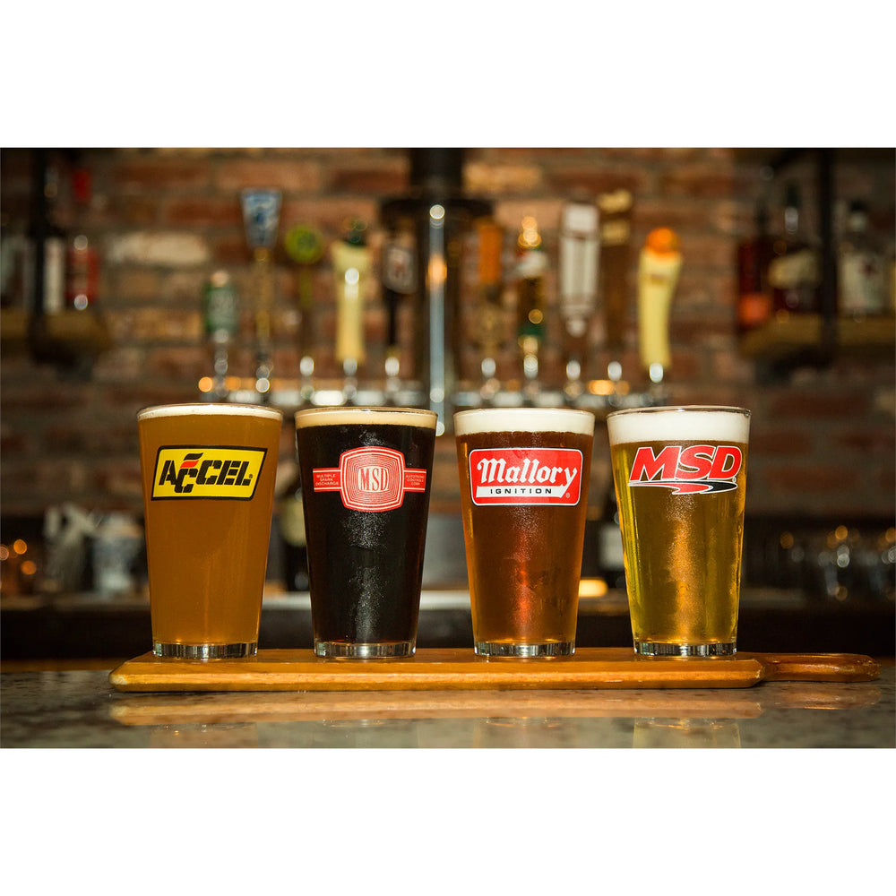16OZ GLASSES ASSORTMENT W/LOGO-4PK