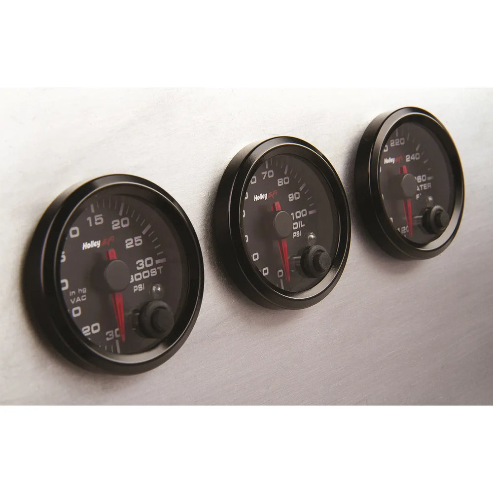 2-1/16 VOLTAGE GAUGE, 0-18V, CAN, BLACK