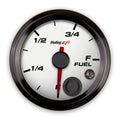 21/16 FUEL LEVEL GAUGE PROGRAMMABLE WHITE