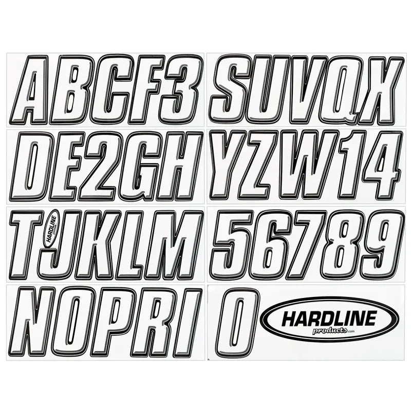Hardline black auto part