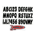 Hardline black auto part