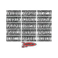 Hardline black auto part
