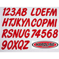 Hardline red auto part