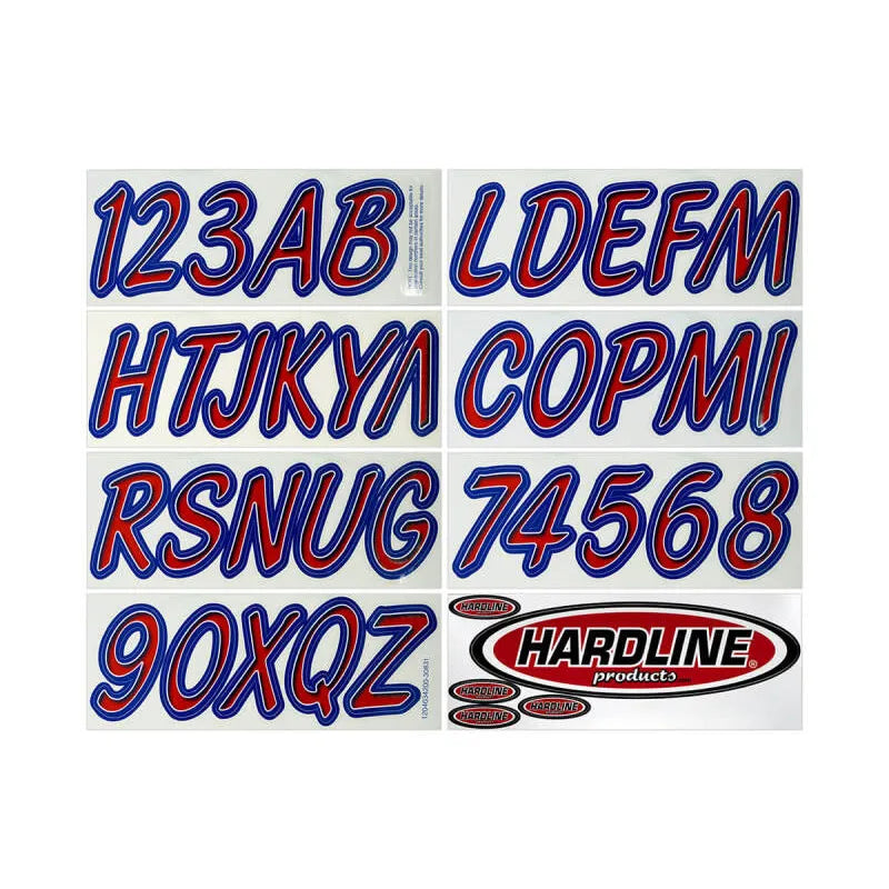 Hardline red auto part